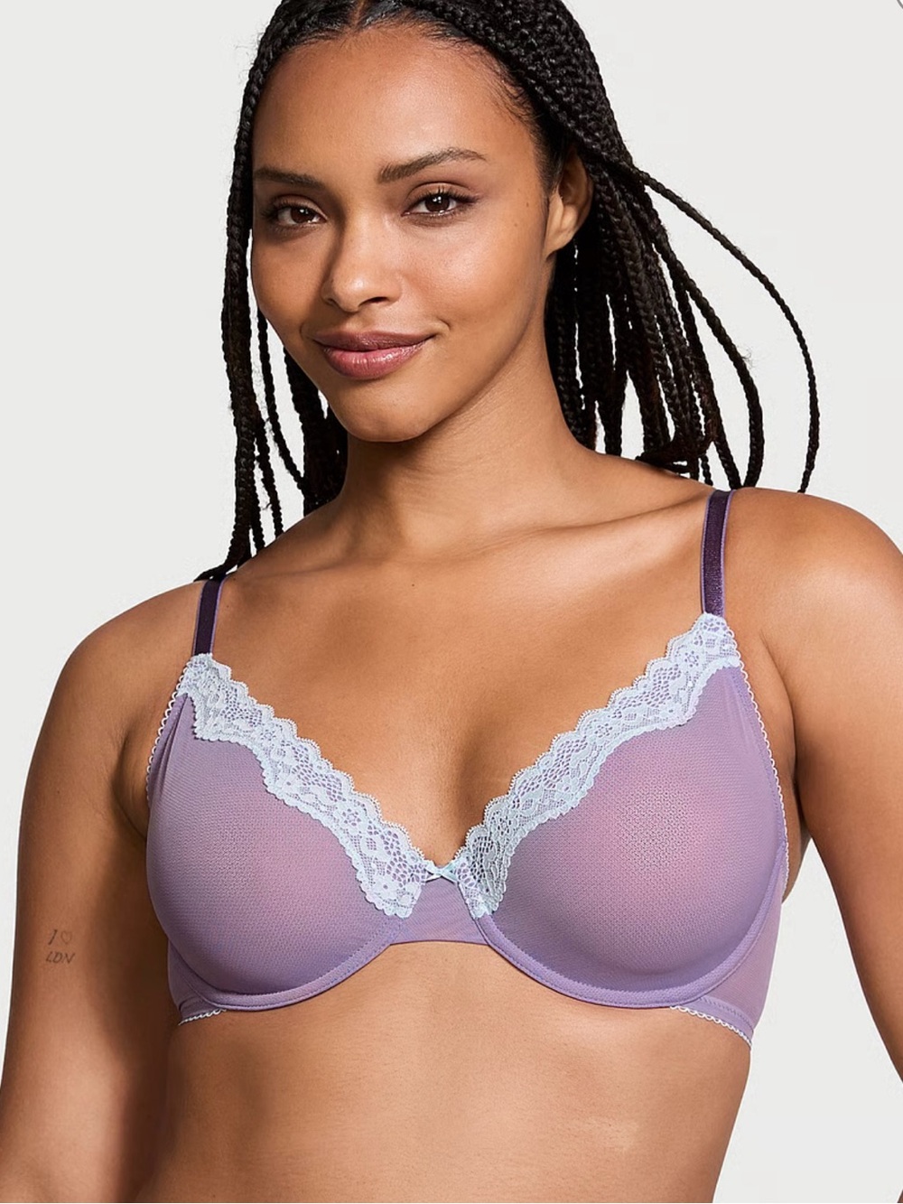 Victoria's Secret NWT Tease Unlined Demi Bra Size 38DD